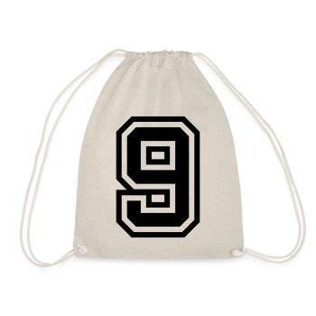 9 Zahl symbol - Turnbeutel - Natur - Vorne