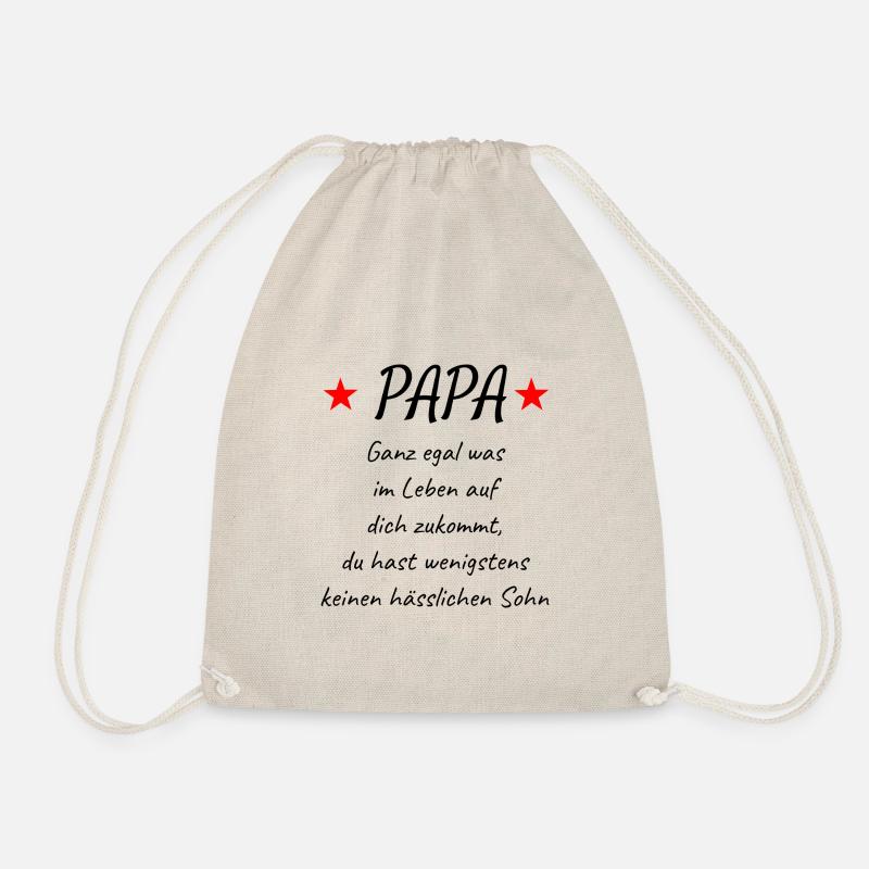 Papa ist der Beste - Turnbeutel - Natur