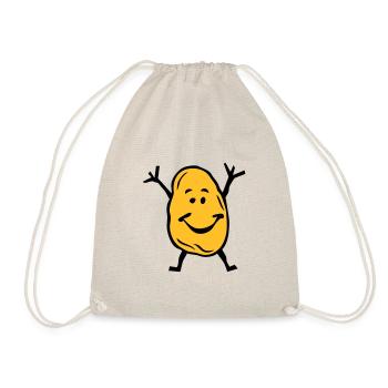 patate sourire 0 - Sac de sport léger - nature - Devant