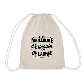 Cadeau Portugaise elue meilleure Portugaise - Sac de sport léger - nature - Devant