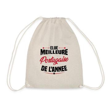 Cadeau Portugaise elue meilleure Portugaise - Sac de sport léger - nature - Devant