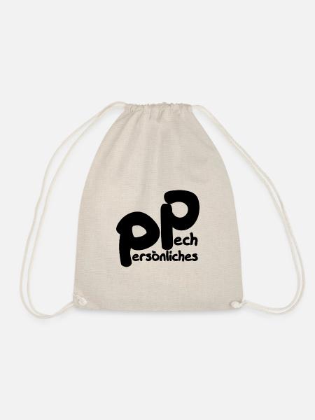 persönliches pech schwarz - Turnbeutel - Natur