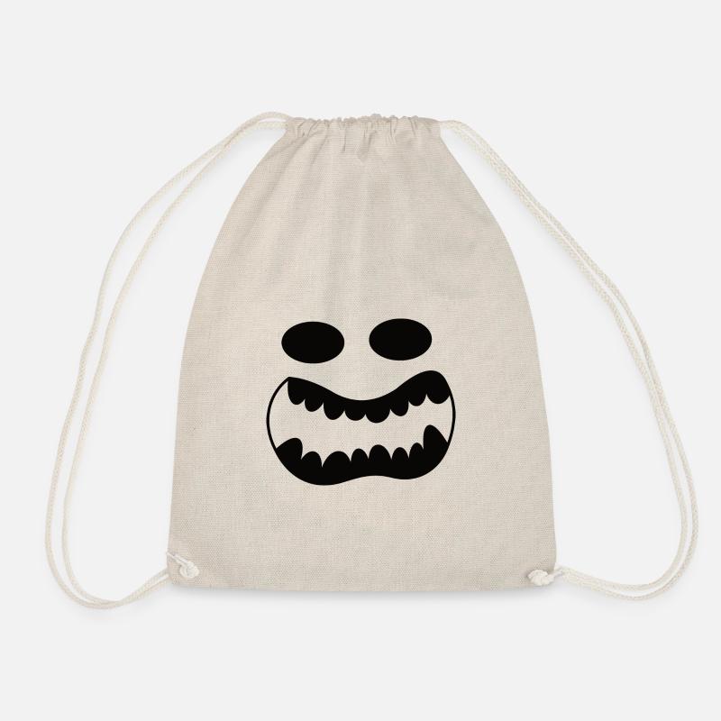 Pumpkin Halloween - Drawstring Bag - nature