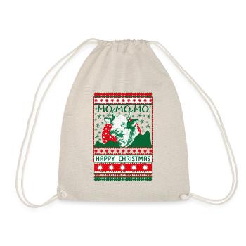 ugly christmas sweater, Cow - Turnbeutel - Natur - Vorne