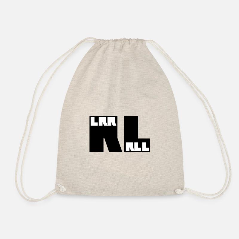 RLRRLRLL Drums Paradiddle - Drawstring Bag - nature