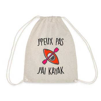 J'peux pas j'ai kayak - Sac de sport léger - nature - Devant