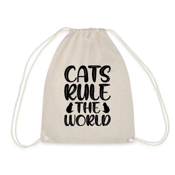 Cats Rule the world - Sac de sport léger - nature - Devant