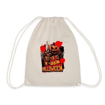 Killer Halloween Pumpkin - Drawstring Bag - nature - Front