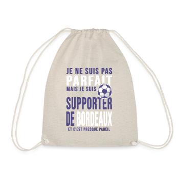 supporter foot Bordeaux humour club football - Sac de sport léger - nature - Devant