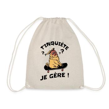 T'inquiète Je Gère Humour - Sac de sport léger - nature - Devant