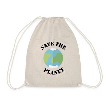 Save the planet - Turnbeutel - Natur - Vorne