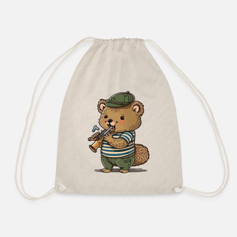 Quokka Trompeter - Turnbeutel - Natur