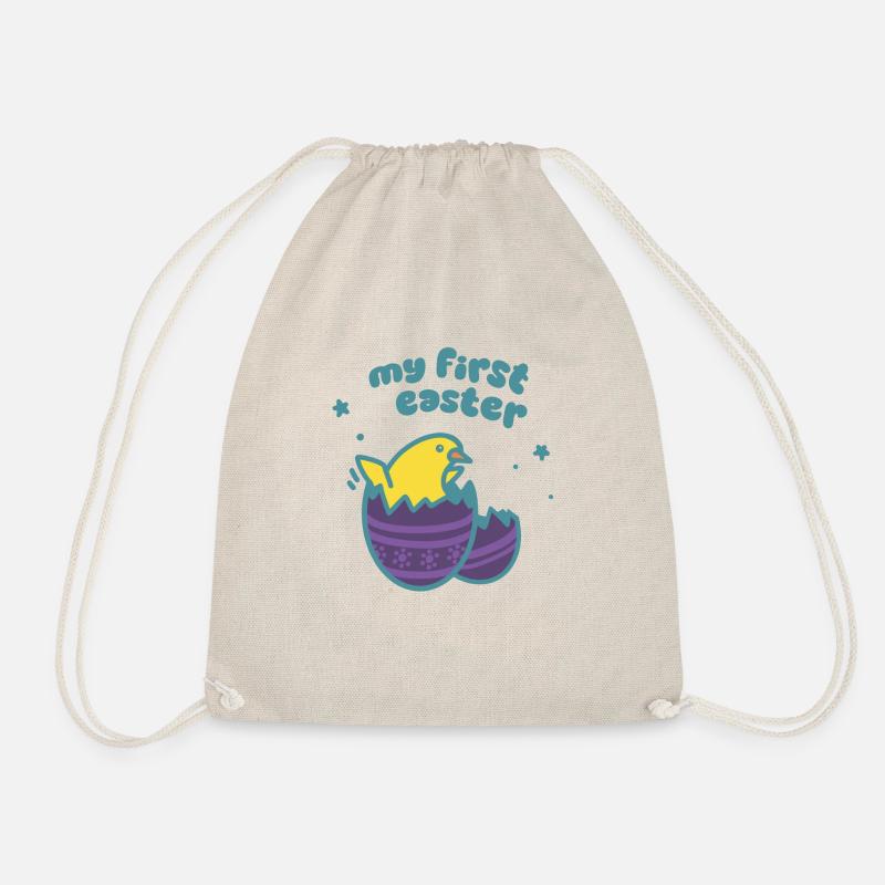 My First Easter - Easter Egg & Chick - Drawstring Bag - nature