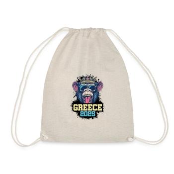 Grèce 2025 Singe - Sac de sport léger - nature - Devant