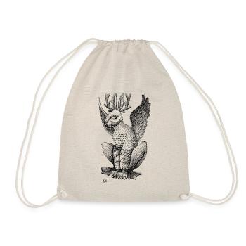 Wolpertinger - Turnbeutel - Natur - Vorne