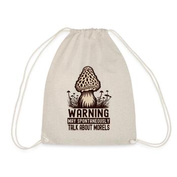 Morels saying for mushroom pickers - Drawstring Bag - nature - Front