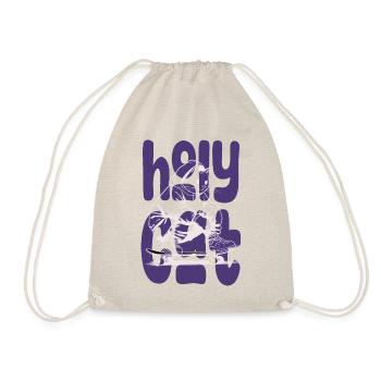 kawaii holycat, le chat biblique skater - Sac de sport léger - nature - Devant