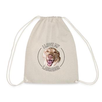 J’aime mon Labrador - Sac de sport léger - nature - Devant