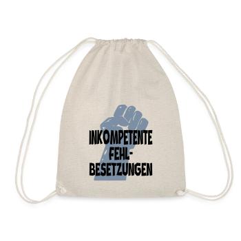 Inkompetenz - Turnbeutel - Natur - Vorne