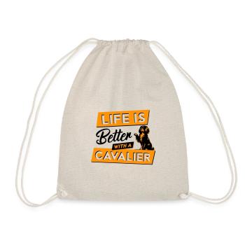 La vie est meilleure avec un cavalier - Vector Design - Sac de sport léger - nature - Devant