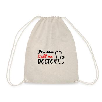 YOU CAN CALL ME DOCTOR - Sac de sport léger - nature - Devant