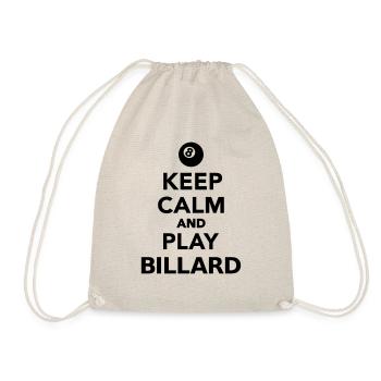 Billard - Turnbeutel - Natur - Vorne