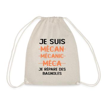 Idée De Cadeau Humour Pour Un Mécanicien - Sac de sport léger - nature - Devant