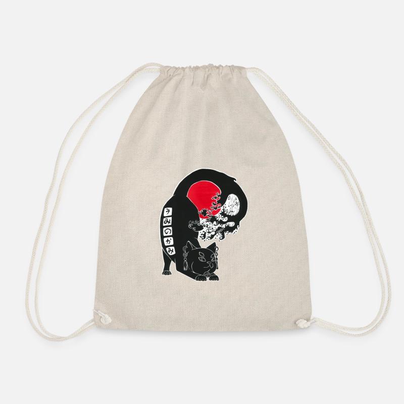 Umi no Kami - God of the Sea - Drawstring Bag - nature