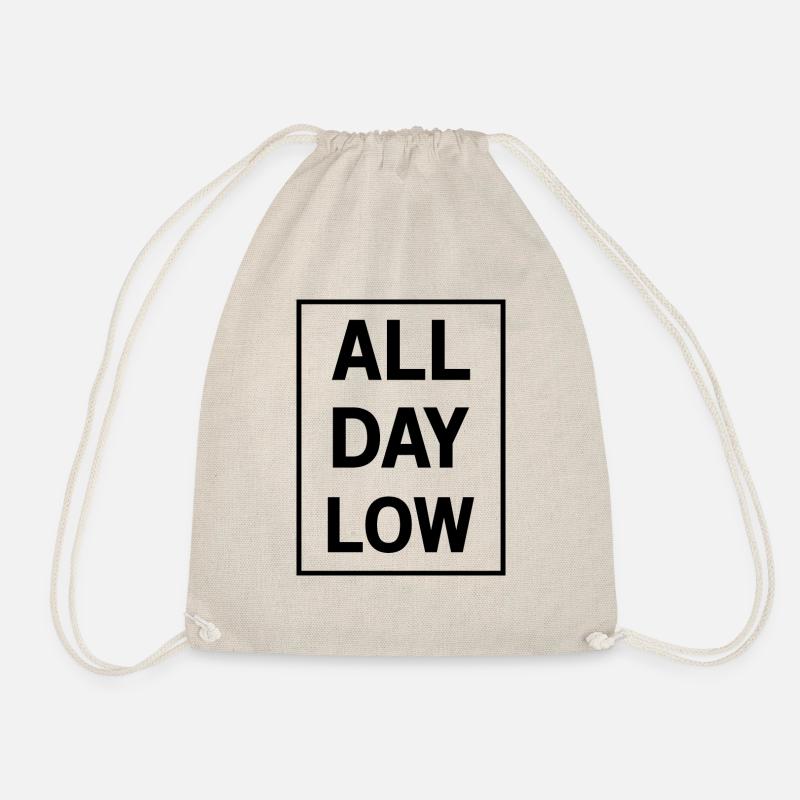 All day low - Turnbeutel - Natur