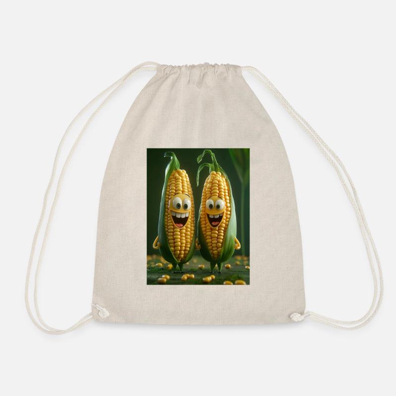 Happy Corn - Turnbeutel - Natur