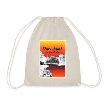 Stari Most Mostar Bridge - Drawstring Bag - nature - Front