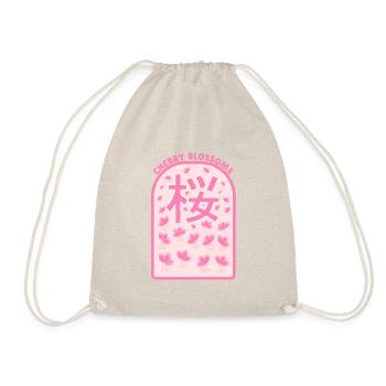 Cherry blossoms Sakura - Drawstring Bag - nature - Front