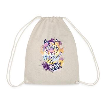 TIGERKRAFT DER NATUR T-Shirts - Turnbeutel - Natur - Vorne