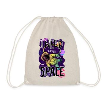 Astronaut - I need more space - Turnbeutel - Natur - Vorne