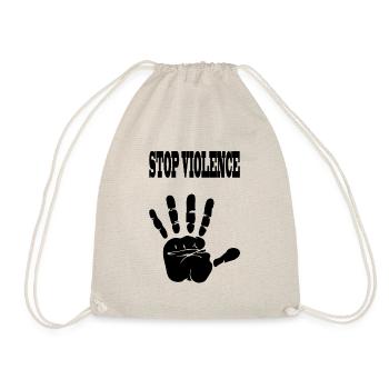Stop the violence - Drawstring Bag - nature - Front
