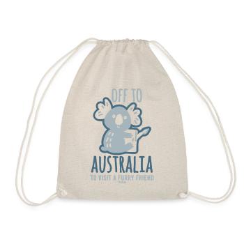 Australien Kinder Koala - Turnbeutel - Natur - Vorne