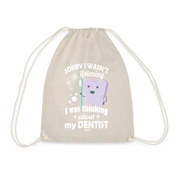 Dentiste Dentiste Brosse à dents Enfants Bébé Cadeau - Sac de sport léger - nature - Devant