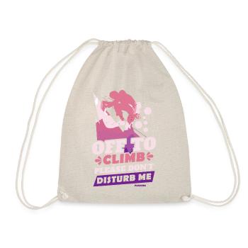 Climbing Mountain Alps Nature Climbing Gift - Drawstring Bag - nature - Front