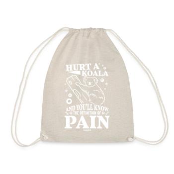Koala Quote Idée cadeau - Sac de sport léger - nature - Devant