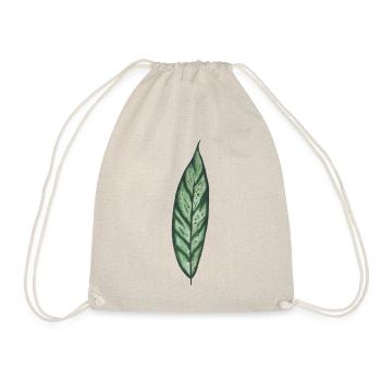 Apoballis Blatt plantlover Botanik Pflanzenliebe - Turnbeutel - Natur - Vorne
