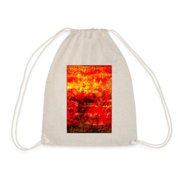 Peinture acrylique « LaVa » par Marco Eckenbrecht - Sac de sport léger - nature - Devant
