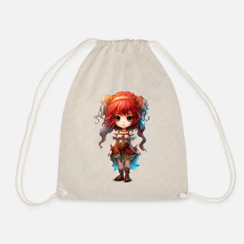 Dollie Viking - Drawstring Bag - nature