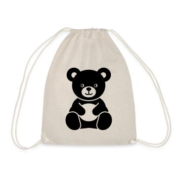 Teddy Bear - Drawstring Bag - nature - Front