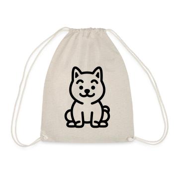 Dog - Drawstring Bag - nature - Front