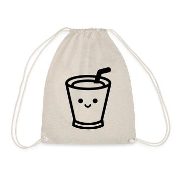 Kaffeebecher - Turnbeutel - Natur - Vorne