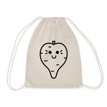 Carotte - Sac de sport léger - nature - Devant