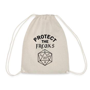 Protect the freaks - Sac de sport léger - nature - Devant