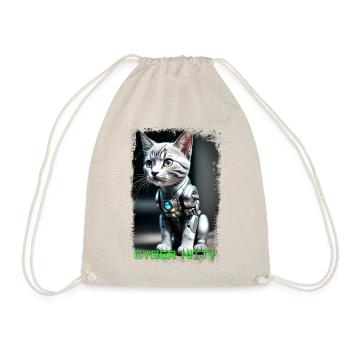 Cyber Kitty - Turnbeutel - Natur - Vorne
