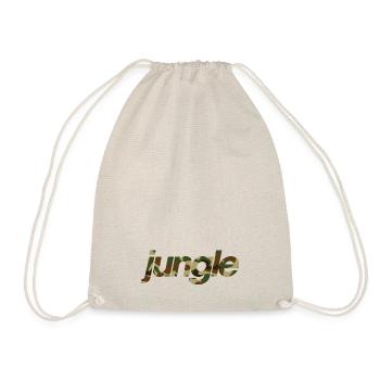 Jungle Soldier Camo Junglist - Drawstring Bag - nature - Front
