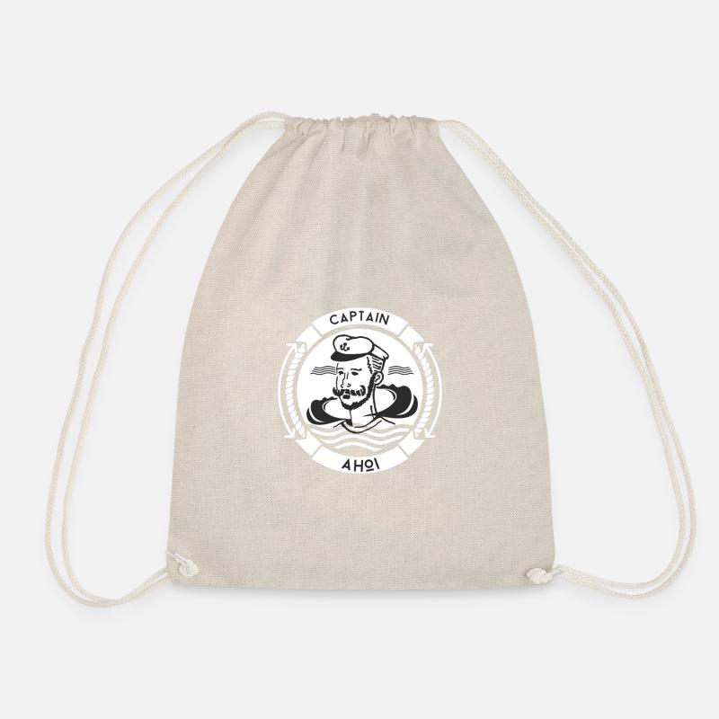 Ahoy - Drawstring Bag - nature